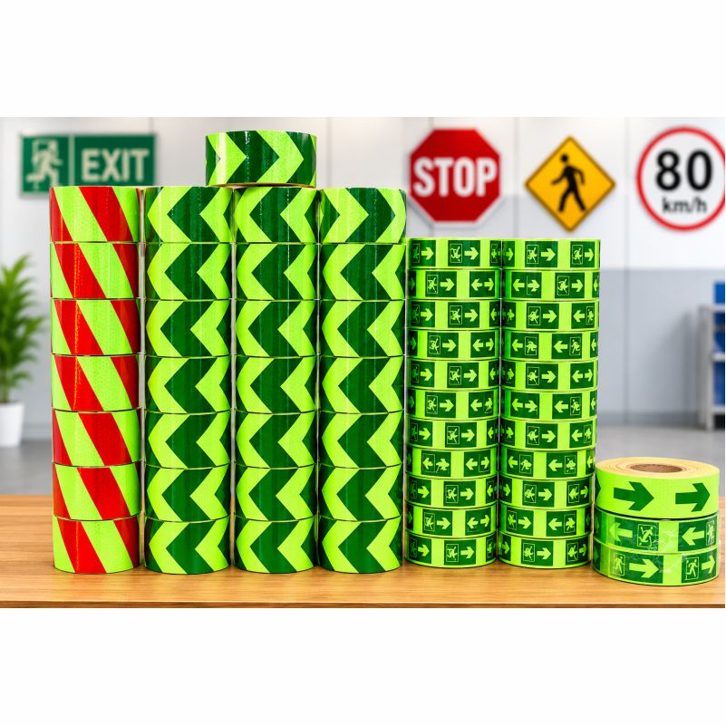 1.5 Night Glow Marking Tape (Red-Green) - Image 1