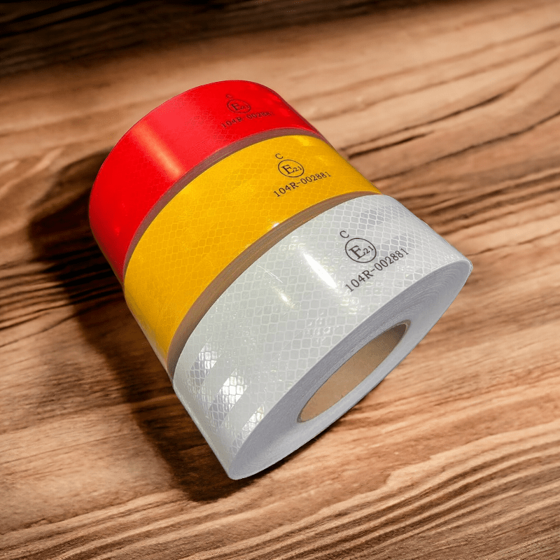 PhotoRoom-20240307_181917.png E-21 Retro Tape ( Yellow, Red, White) - Image 1