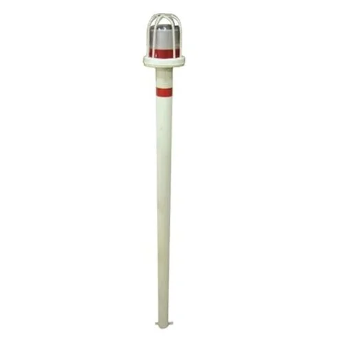 Solar-Delineator-LED-with-Cage-and-Pole.jpg.bv_.webp Solar Delineator LED with Cage and Pole - Image 1