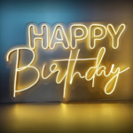 Happy Birthday Neon Sign - Image 3