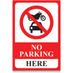 No Parking Signage Board - Image 4