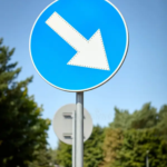 Traffic Road Keep Arrow Sign - Image 3