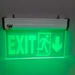 LED Exit Down Side Arrow