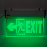 LED Exit Light Left Side Arrow