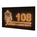 Acrylic LED Home Name Plate - Image 3