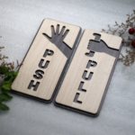 Stainless Steel PUSH-PULL Plate - Image 2