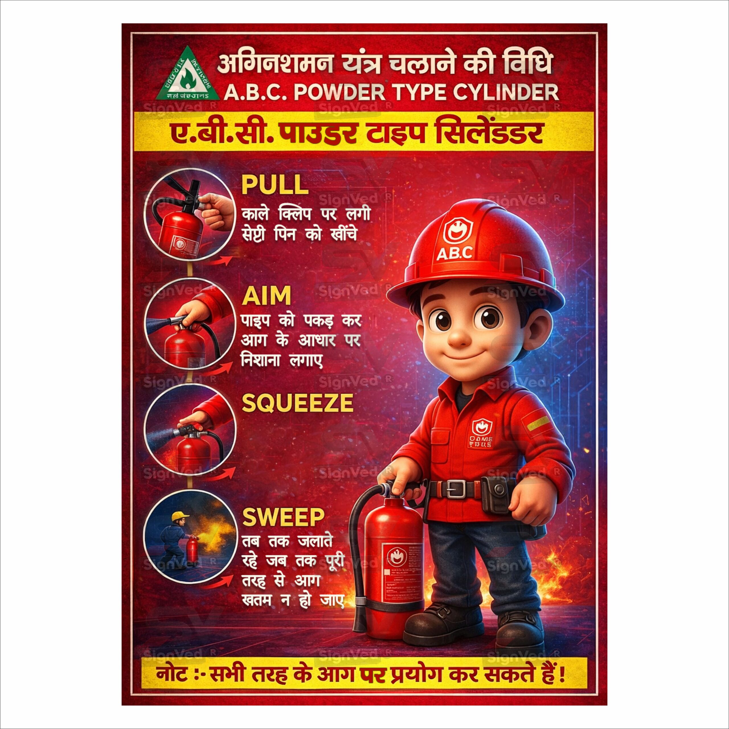 3 Fire Safety Poster - Image 1